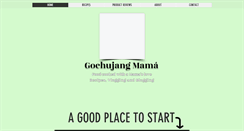 Desktop Screenshot of gochujangmama.com